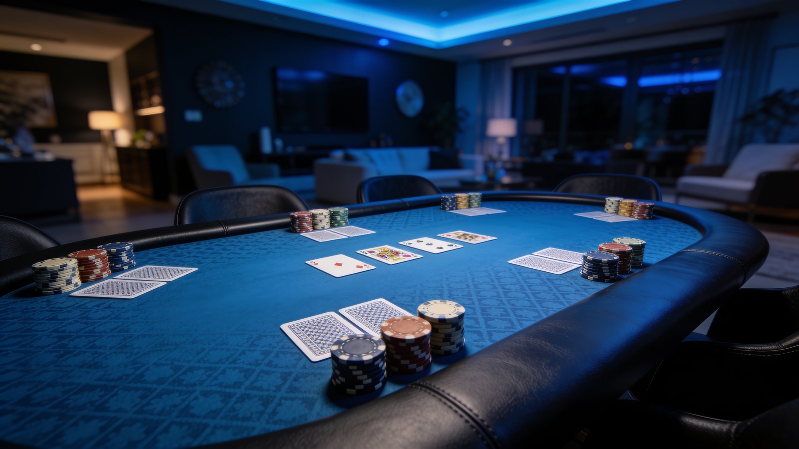 Home poker game set up